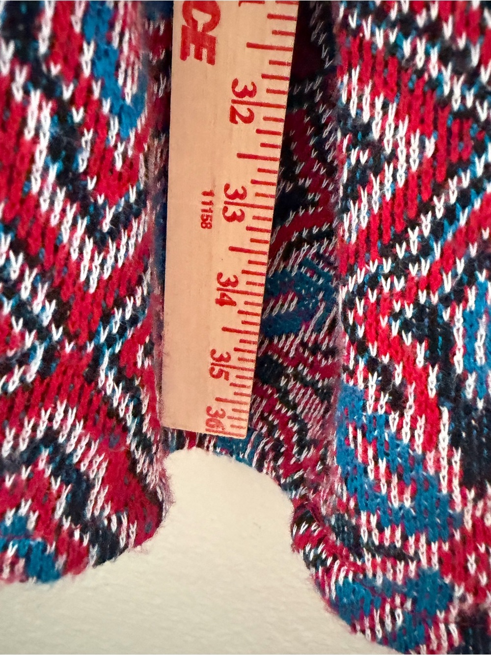Maeve Barrie Sweater Dress Pink & Blue Geo Tile Mini Dress - Picture 10 of 10